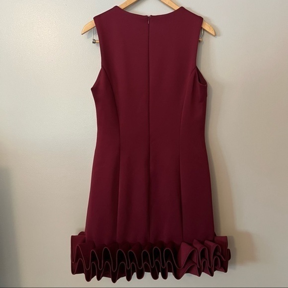 Donna Ricco | Ruffle Hem Sheath Dress - Picture 3 of 9